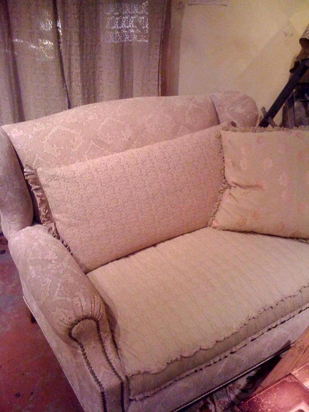 Townsend Leather's Gaucho Suede Cowhide Custom Color Palm Damask