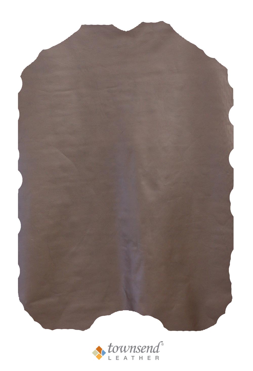 Townsend Leather's Aniline Gaufrage Geometric Cowhide Clove Spice Small Squares Center Cut