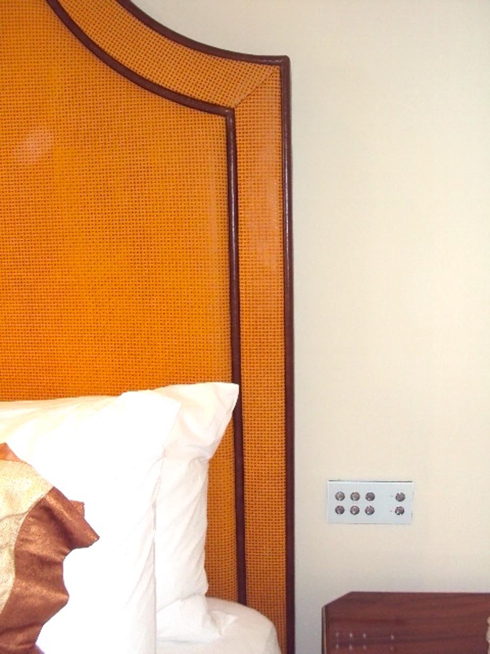 Townsend Leather's  Aniline Gaufrage Geometric Cowhide Custom Color Mini Cobble