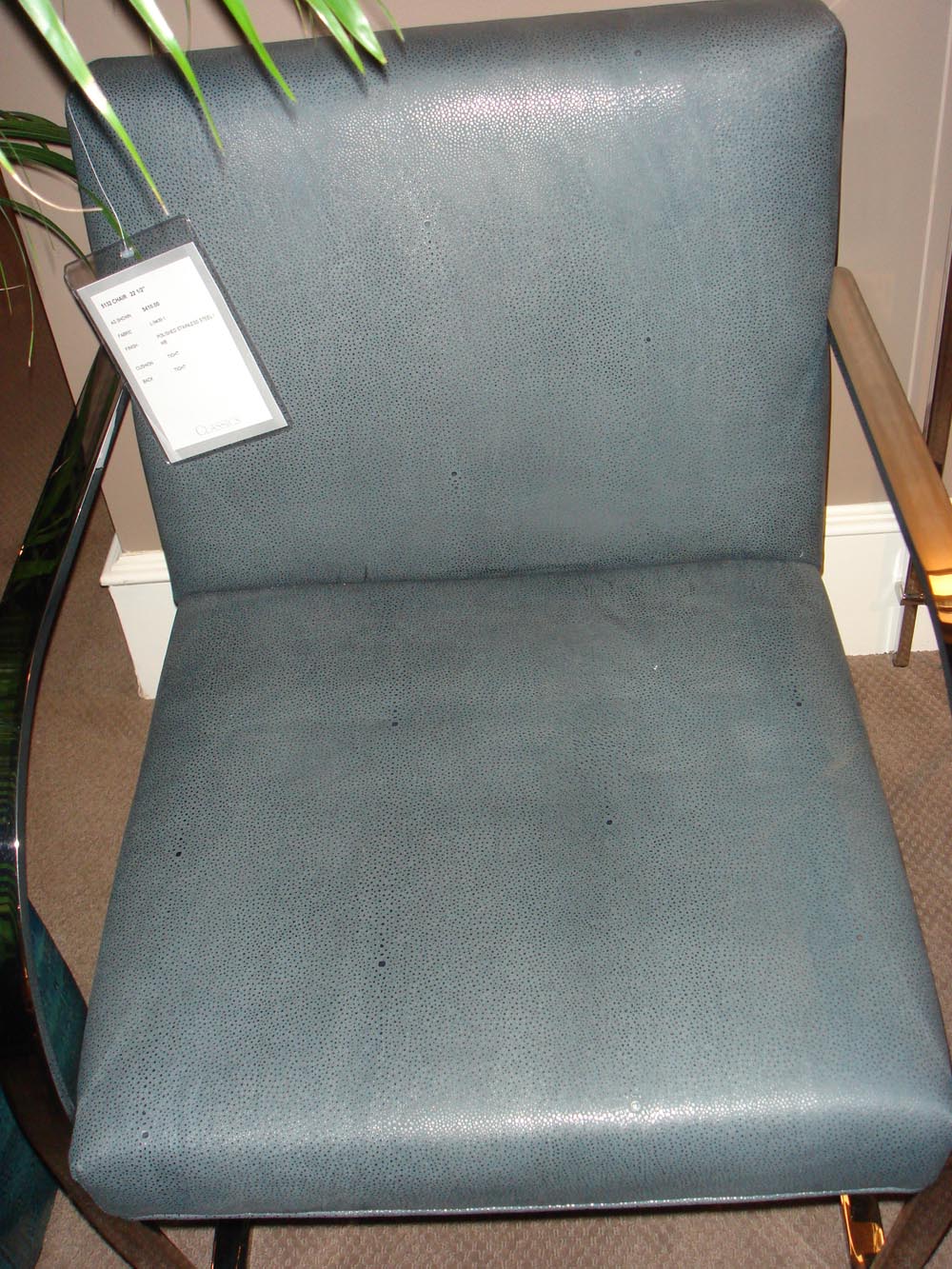 Townsend Leather's Fierce Fish Cowhide Blue Steel Stingray