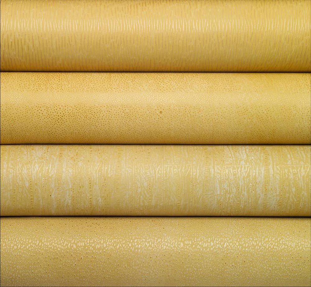 Townsend Leather's Fierce Fish Cowhide Yellow Goldenrod Collection