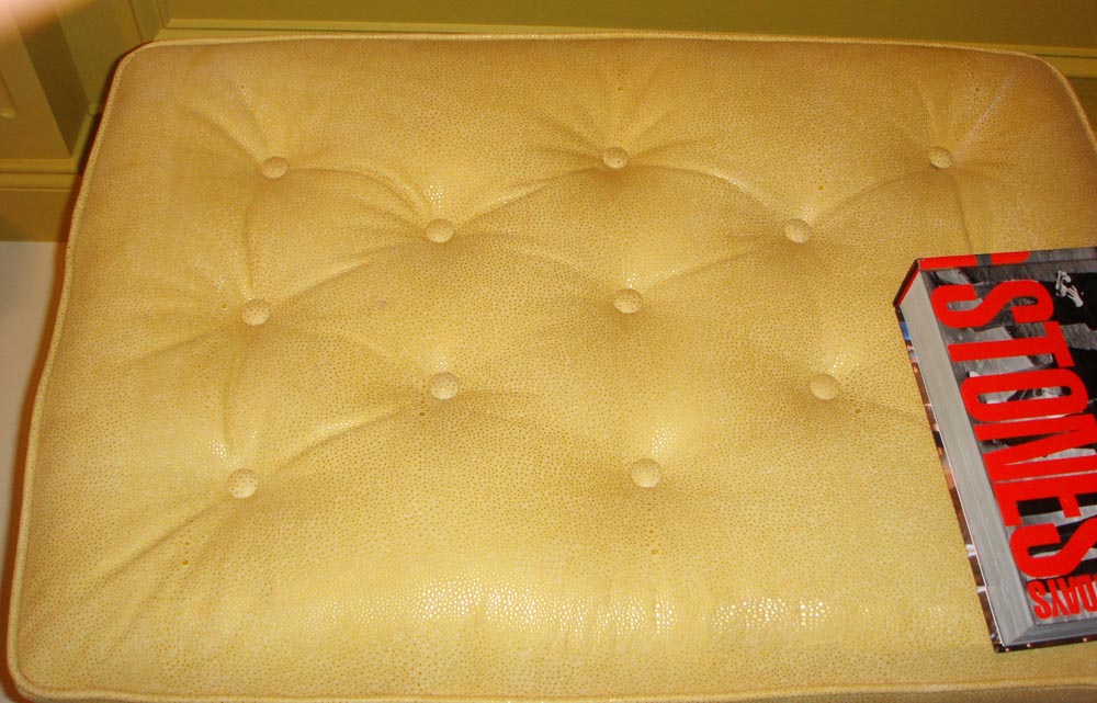 Townsend Leather's Fierce Fish Cowhide Yellow Goldenrod Stingray