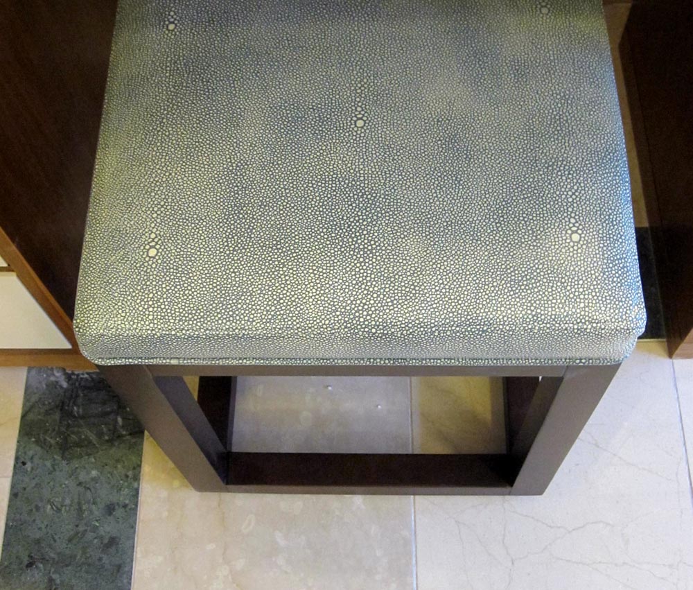 Townsend Leather's Fierce Fish Cowhide Aqua Sea Stingray