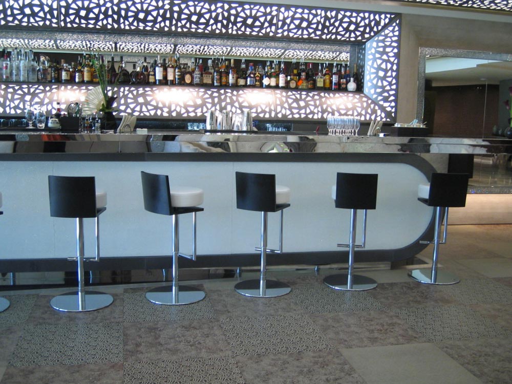 Townsend Leather's Milano Gaufrage Cowhide Custom Color Abstract Floral