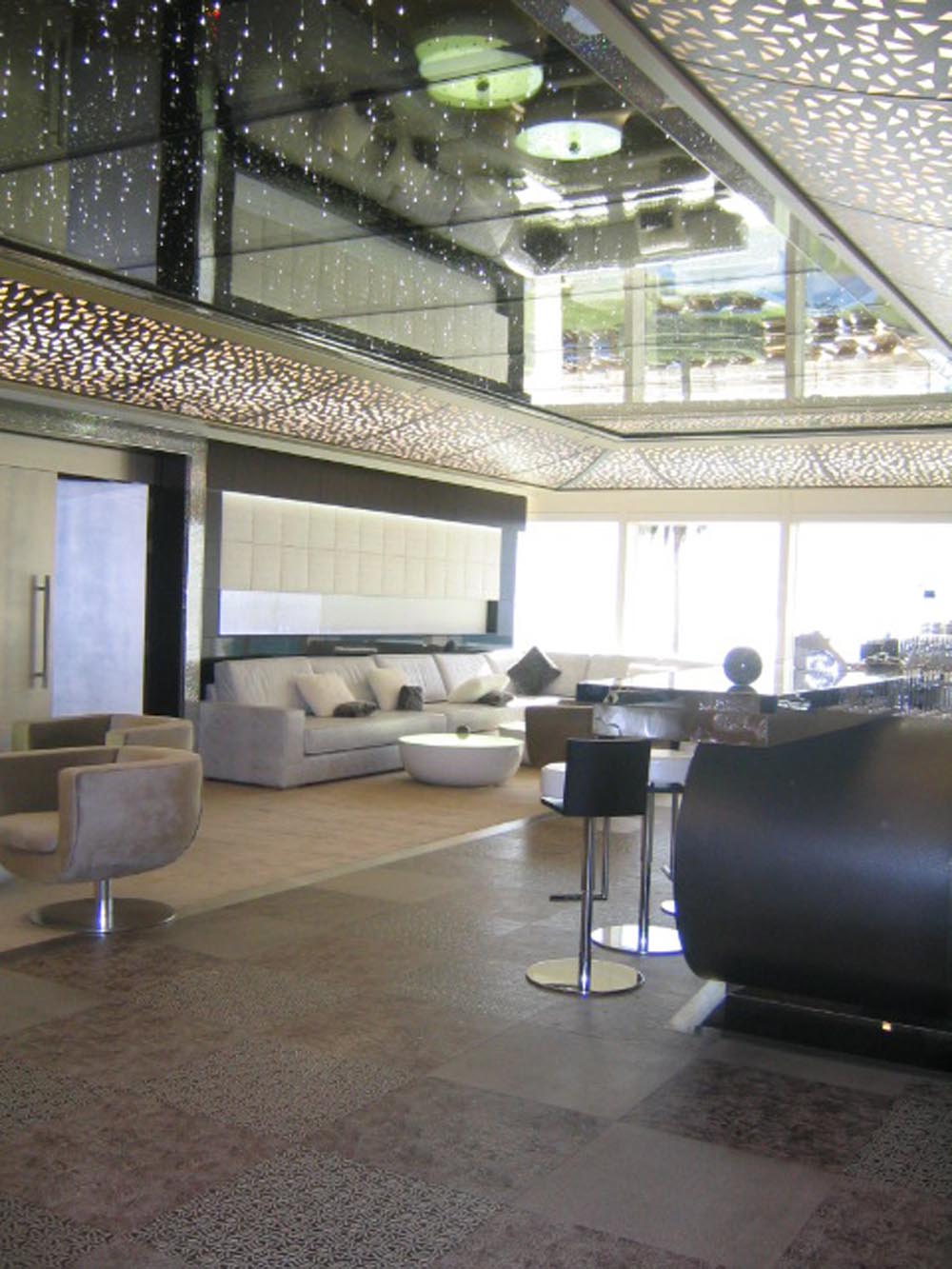 Townsend Leather's Milano Gaufrage Cowhide Custom Color Abstract Floral