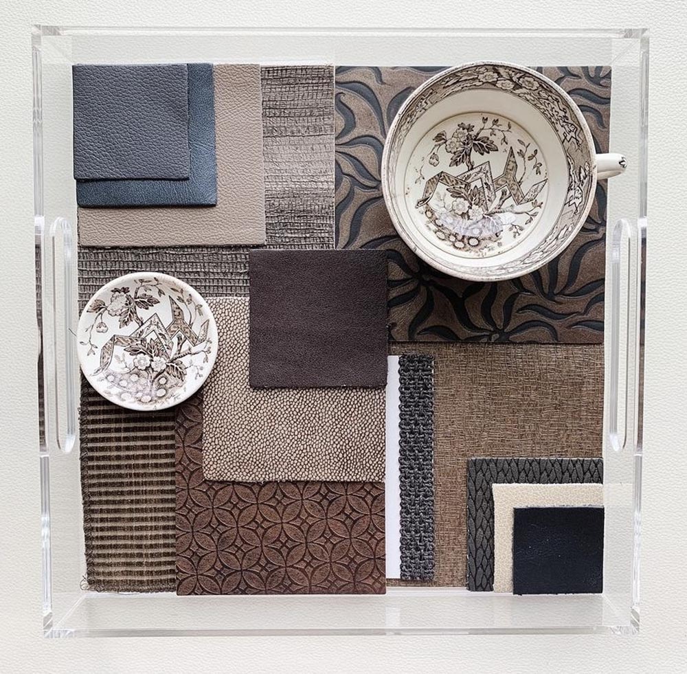 Townsend Leather's Hazel Tones Mood Board