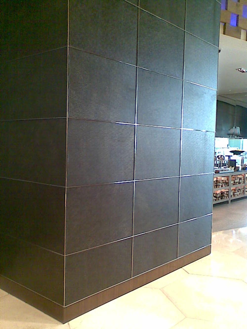 Townsend Leather's Milano Gaufrage Cowhide Grappa Abstract Floral