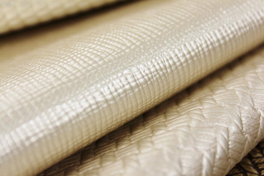 Townsend Leather's Fab Foils Embossed Cowhide Platinum