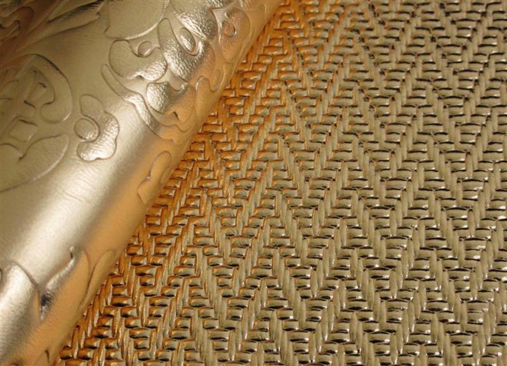 Townsend Leather's Fab Foils Embossed Cowhide Gold