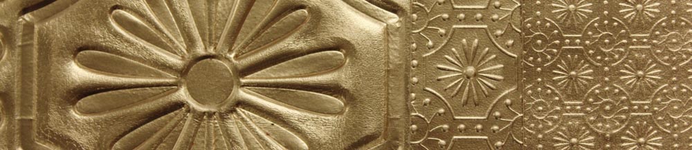 Townsend Leather's Fab Foils Embossed Cowhide Gold