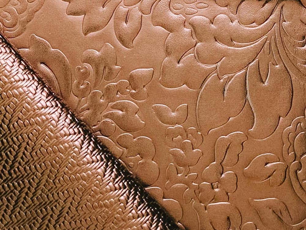 Townsend Leather's Fab Foils Embossed Cowhide Bronze