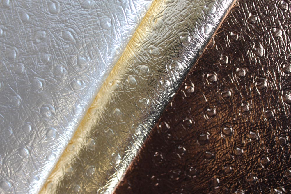 Townsend Leather's Fab Foils Embossed Cowhide Ostrich