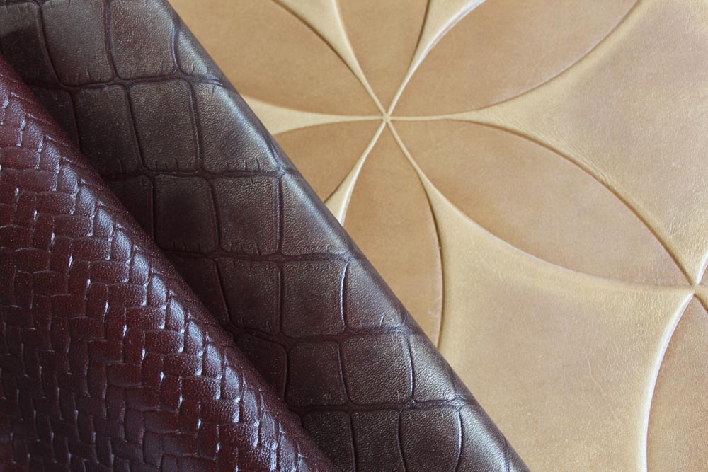 Townsend Leather's Vintage Engraved Cowhide