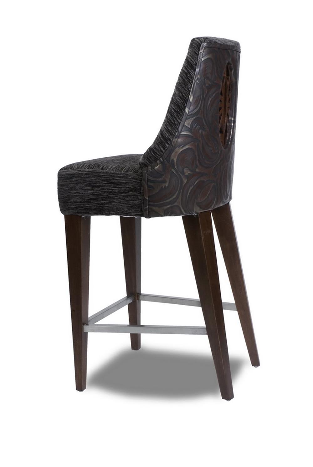 Townsend Leather's Vintage Engraved Metallic Burgundy Plume