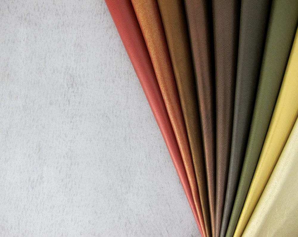 Townsend Leather's Brushed Metallic Lambskin