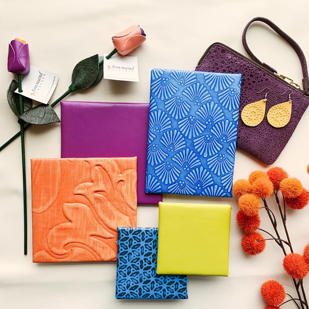 Townsend Leather's Bright Spring Color Mood Board