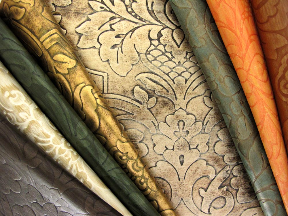 Townsend Leather's La Scala Damask by The Roger Thomas Collection