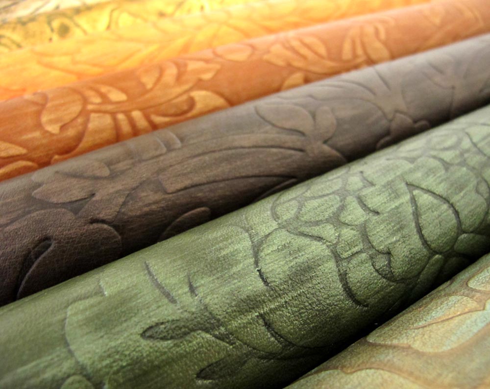 Townsend Leather's La Scala Damask by The Roger Thomas Collection