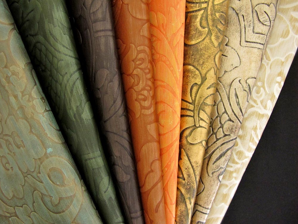 Townsend Leather's La Scala Damask by The Roger Thomas Collection