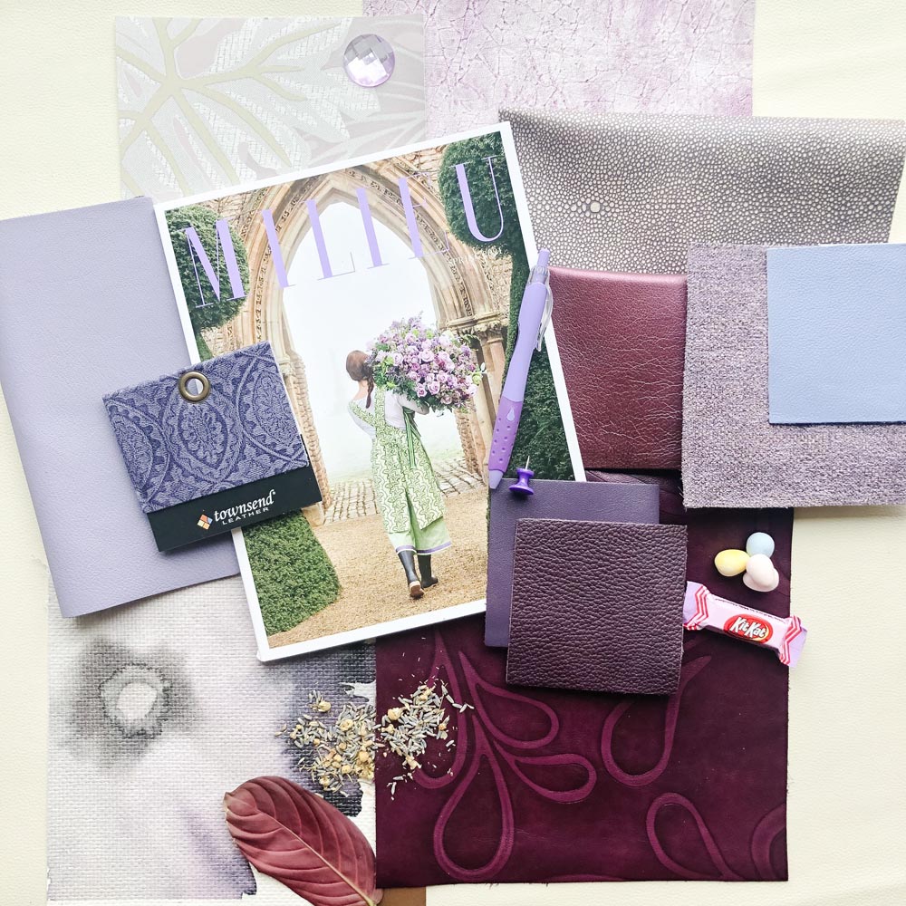 Townsend Leather's Spring Blooms Mood Board