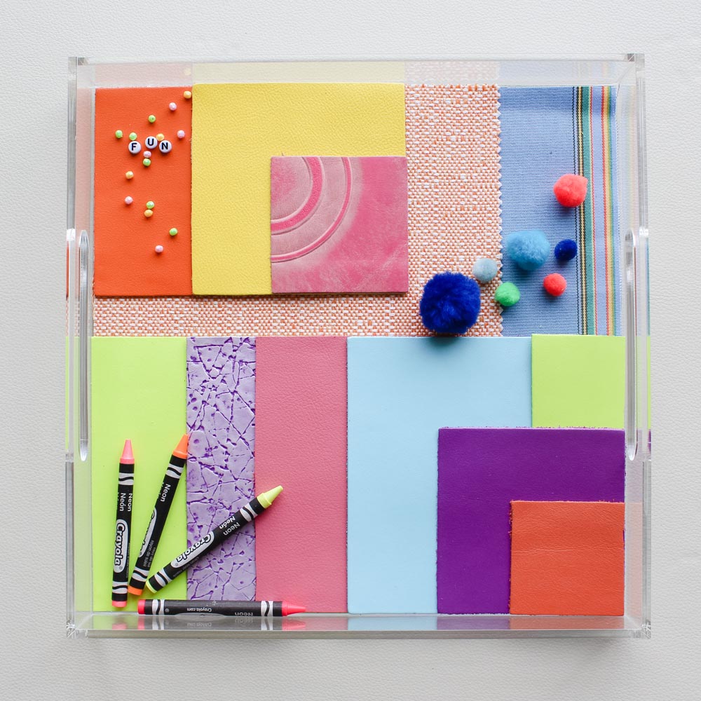 Townsend Leather's Neon Mood Board