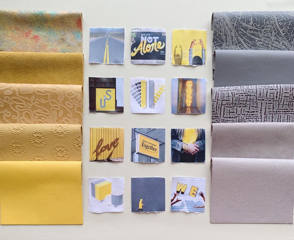 Townsend Leather's Pantone Color of the Year 2021 Mood Board