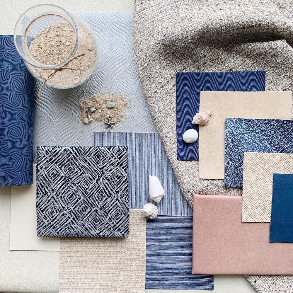 Townsend Leather's "She Sells Seashells By The Seashore" Mood Board