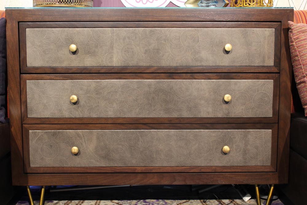 Stacy Garcia® Blue Label for Townsend Leather Concentric Cowhide Timber