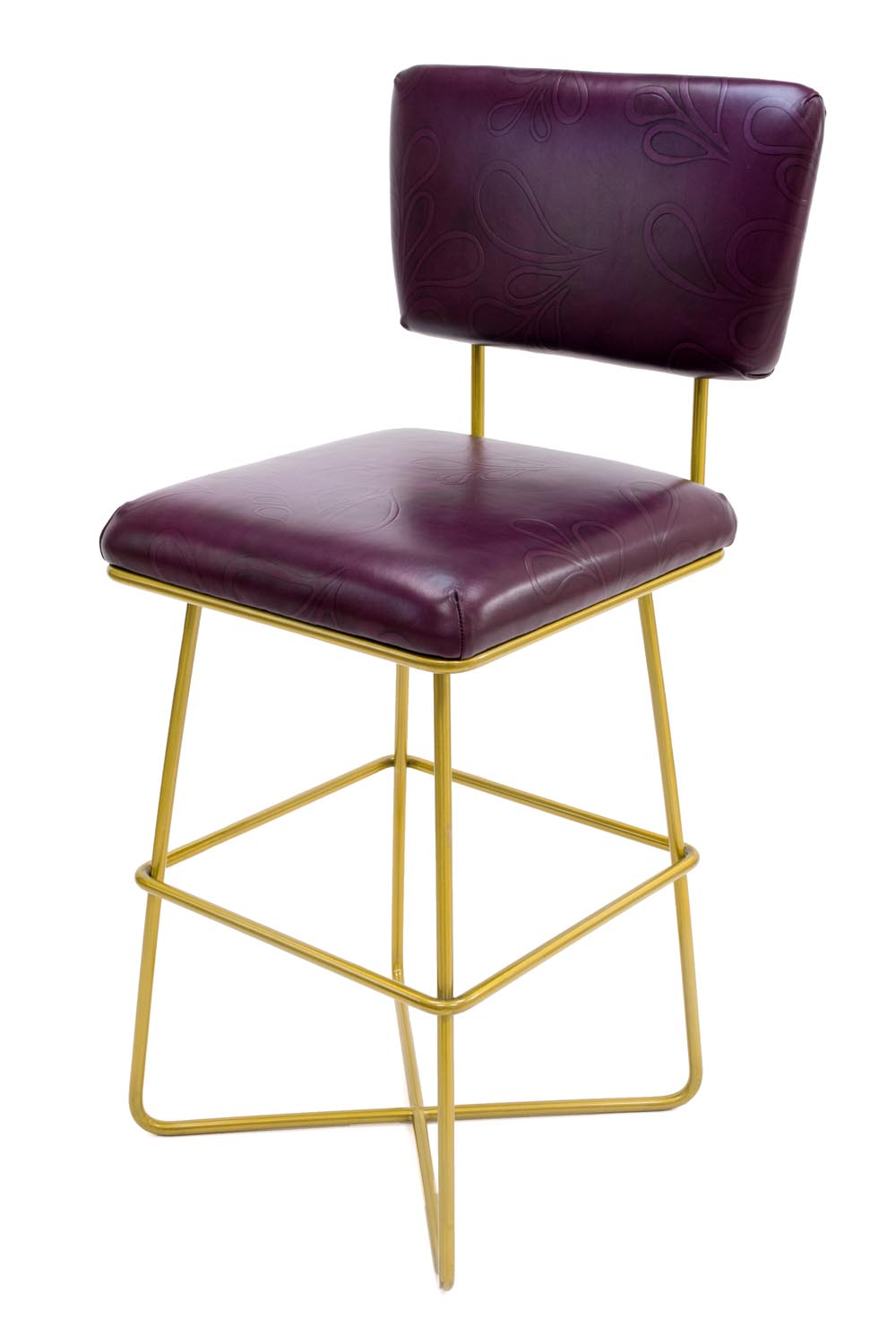 Stacy Garcia® Blue Label For Townsend Leather Boho Luxe Cowhide Violet