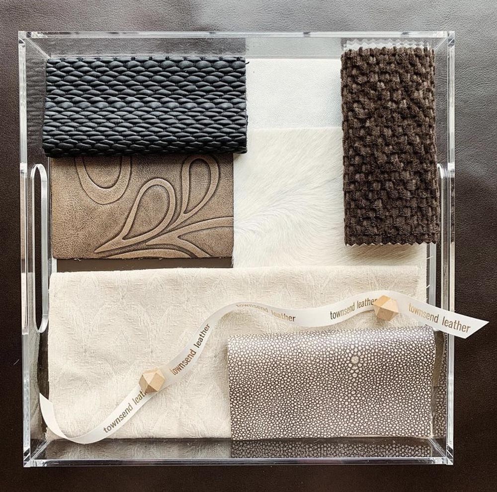 Townsend Leather's Warm Neutrals Mood Board