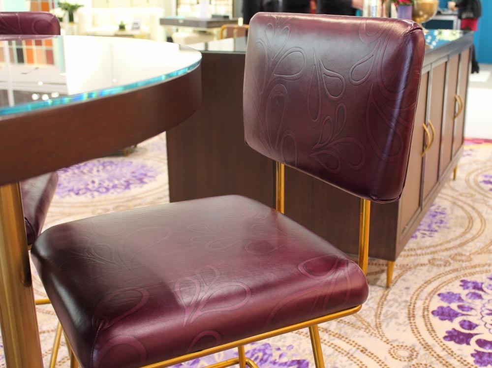 Stacy Garcia® Blue Label For Townsend Leather Boho Luxe Cowhide Violet