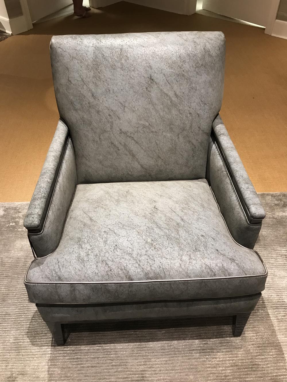 Townsend Leather's Shimmering Suede Marble Dark Grey
