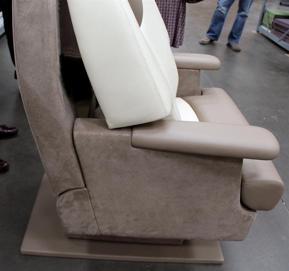 Townsend Leather's Shimmering Suede Excalibur Taupe