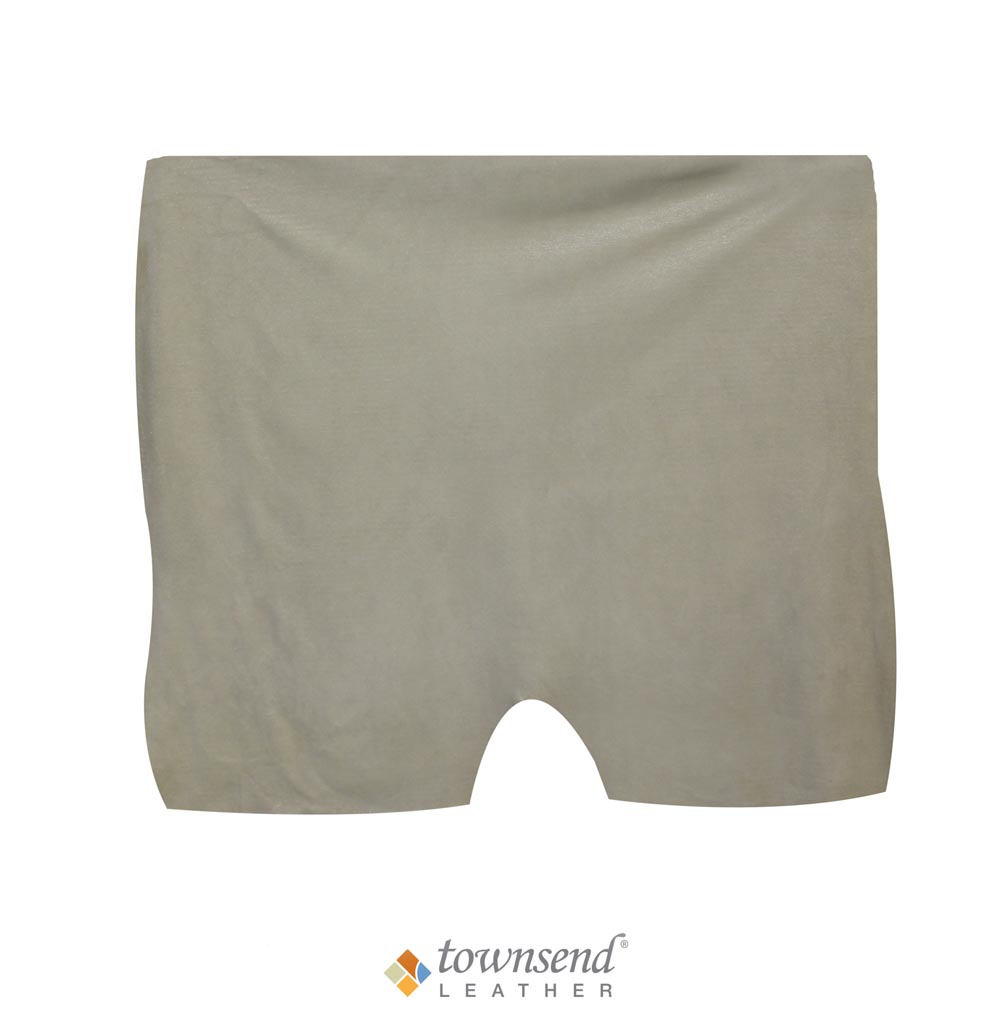 Townsend Leather's Shimmering Suede Handsome Herringbone Aluring Alabaster