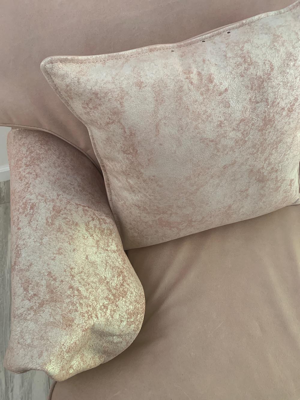 Townsend Leather's Metallic Luna Suede Custom Color