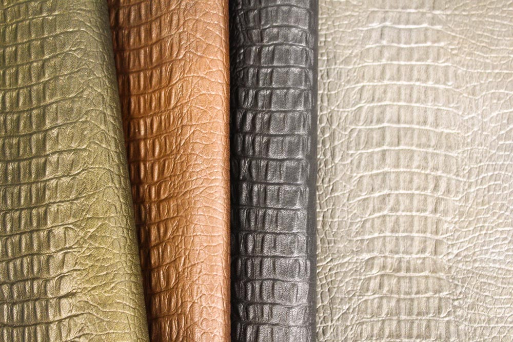 Townsend Leather's Lustrous Gem Embossed Cowhide Desert Lizard